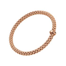 Roségold, Armschmuck, FOPE Solo Flex'it Armband mit schwarzen Brillanten 01M06BX_BN_R_XRX_00S