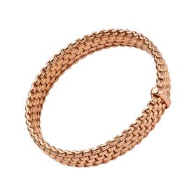 Roségold, Armschmuck, FOPE Panorama Flex'it Armband mit weißen Brillanten 01M04BX_BB_R_XRX_0XS