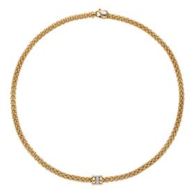 Weißgold, Halsschmuck, FOPE Flex'it SOLO Collier 62106CX_BB_G_GBG_043