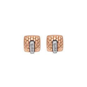 Roségold, Ohrringe, FOPE Vendôme Gold Ohrstecker mit Diamanten 58402OX_BB_R_XXX_000