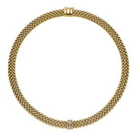 Weißgold, Halsschmuck, FOPE Panorama Collier mit Diamanten 58712CX_BB_G_GBG_042