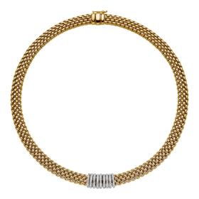 Weißgold, Halsschmuck, FOPE Panorama Collier mit Diamanten 58812CX_PB_G_XBX_042