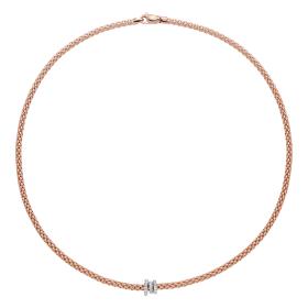 Weißgold, Halsschmuck, FOPE Prima Flex'it Collier 74408CX_PB_R_BBB_043