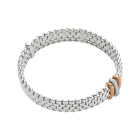 Weißgold, Armschmuck, FOPE Panorama Flex'it Armband mit Diamanten 58704BX_BB_B_RBR_0XS