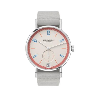 Handaufzug, NOMOS Glashütte Tangente 38 Datum Love 