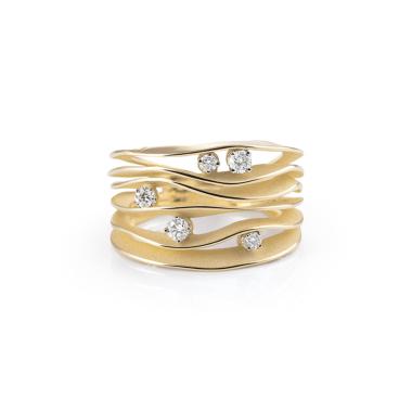 Ringe, Gelbgold, Annamaria Cammilli Dune Ring