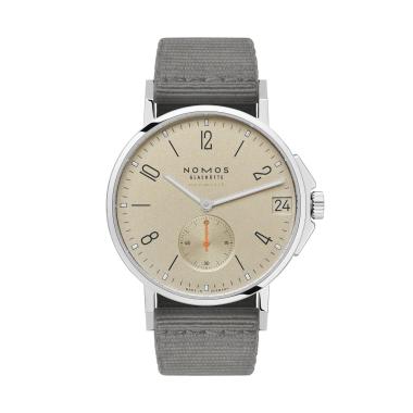 Automatik, NOMOS Glashütte Ahoi neomatik 38 Datum sand