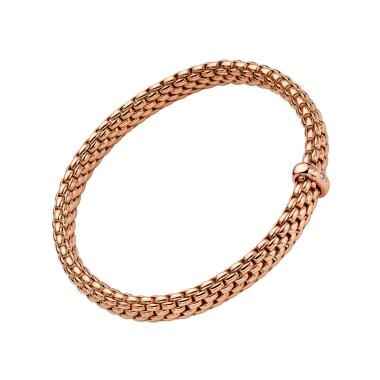 Armschmuck, Roségold, FOPE Vendôme Flex'it Armband mit weißen Brillanten