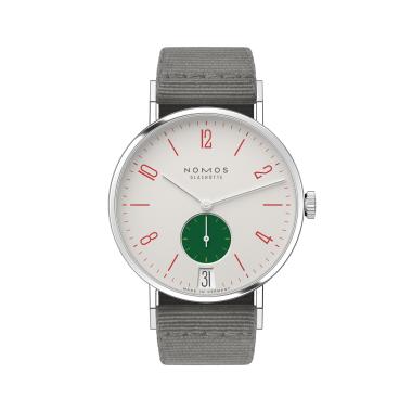 Handaufzug, NOMOS Glashütte Tangente 38 Datum Go 