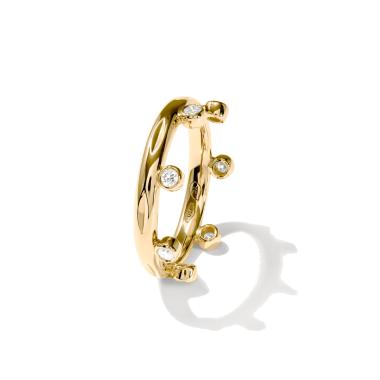 Ringe, Gelbgold, Tamara Comolli GYPSY Ring Crown Brilliant Cut Classic