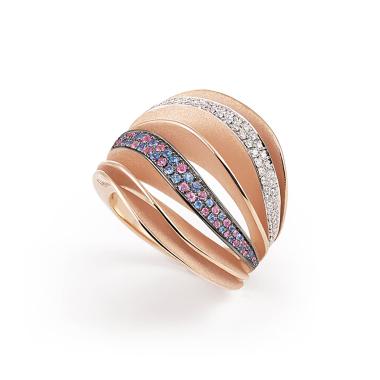 Ringe, Roségold, Annamaria Cammilli Velaa Color Ring