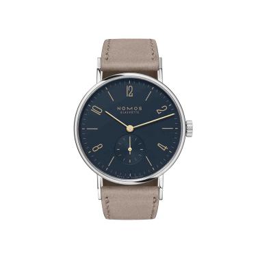 Handaufzug, NOMOS Glashütte Tangente nachtblau