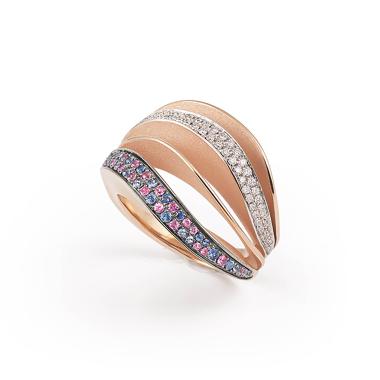 Ringe, Roségold, Annamaria Cammilli Velaa Color Ring