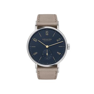 Handaufzug, NOMOS Glashütte Tangente nachtblau