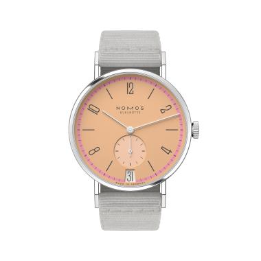 Handaufzug, NOMOS Glashütte Tangente 38 Datum Pastell 