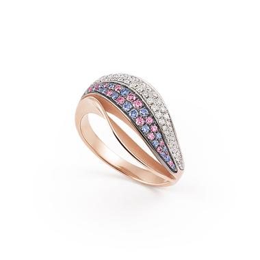 Ringe, Roségold, Annamaria Cammilli Velaa Color Ring