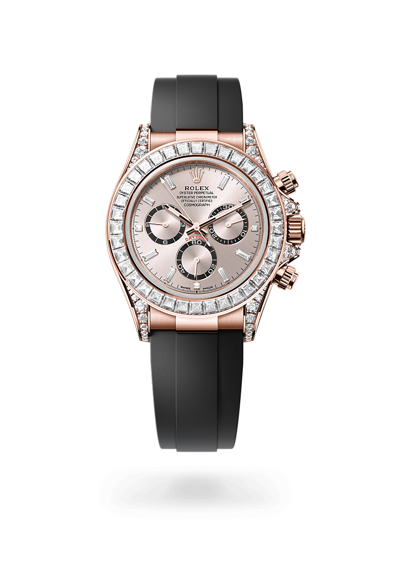 Rolex Cosmograph Daytona M126535TBR-0002 Herrenuhr - Oyster, 40 mm, Everose-Gold mit Diamanten 