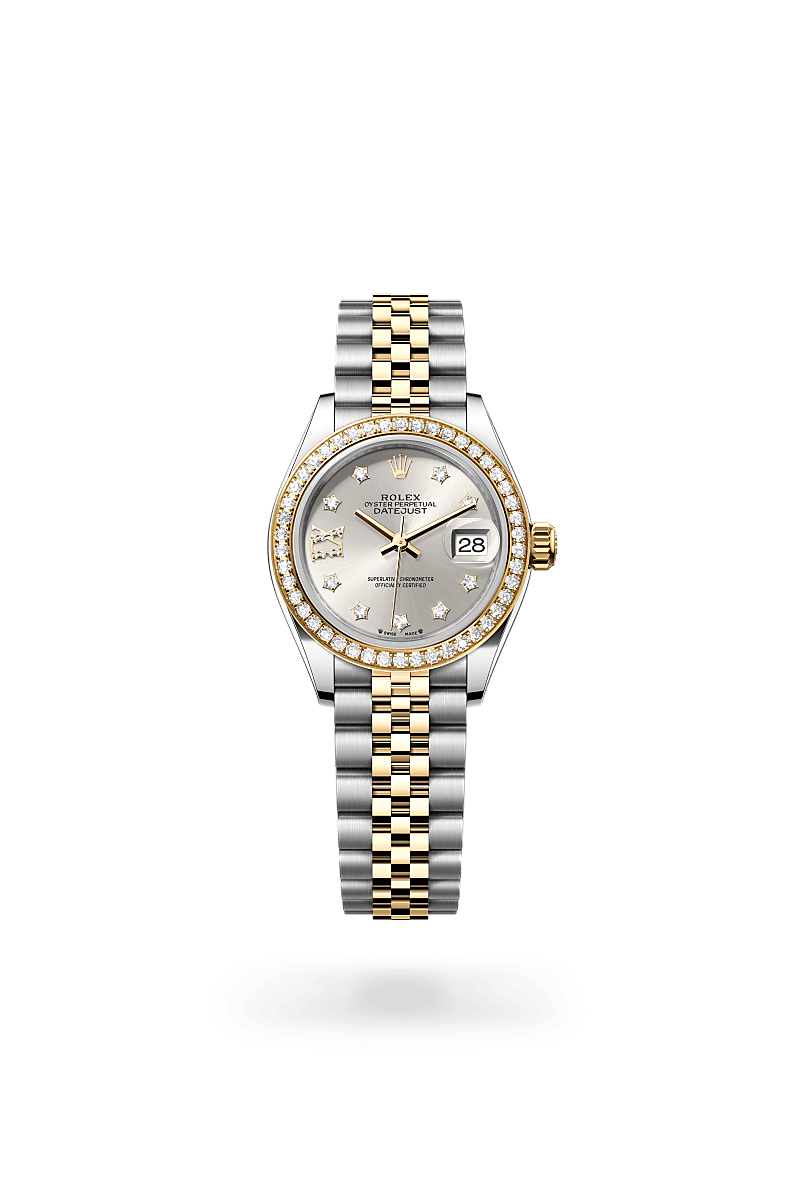 Rolex Lady-Datejust M279383RBR-0003 Herrenuhr / Damenuhr - Oyster, 28 mm, Edelstahl Oystersteel und Gelbgold mit Diamanten 