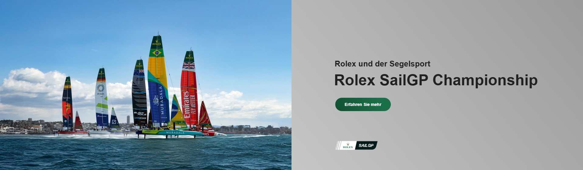 Rolex Newsbeitrag SailGP Website Banner 1920x560 de